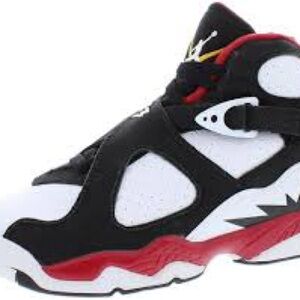 Jordan Kids Black, Red, and White Sneakers